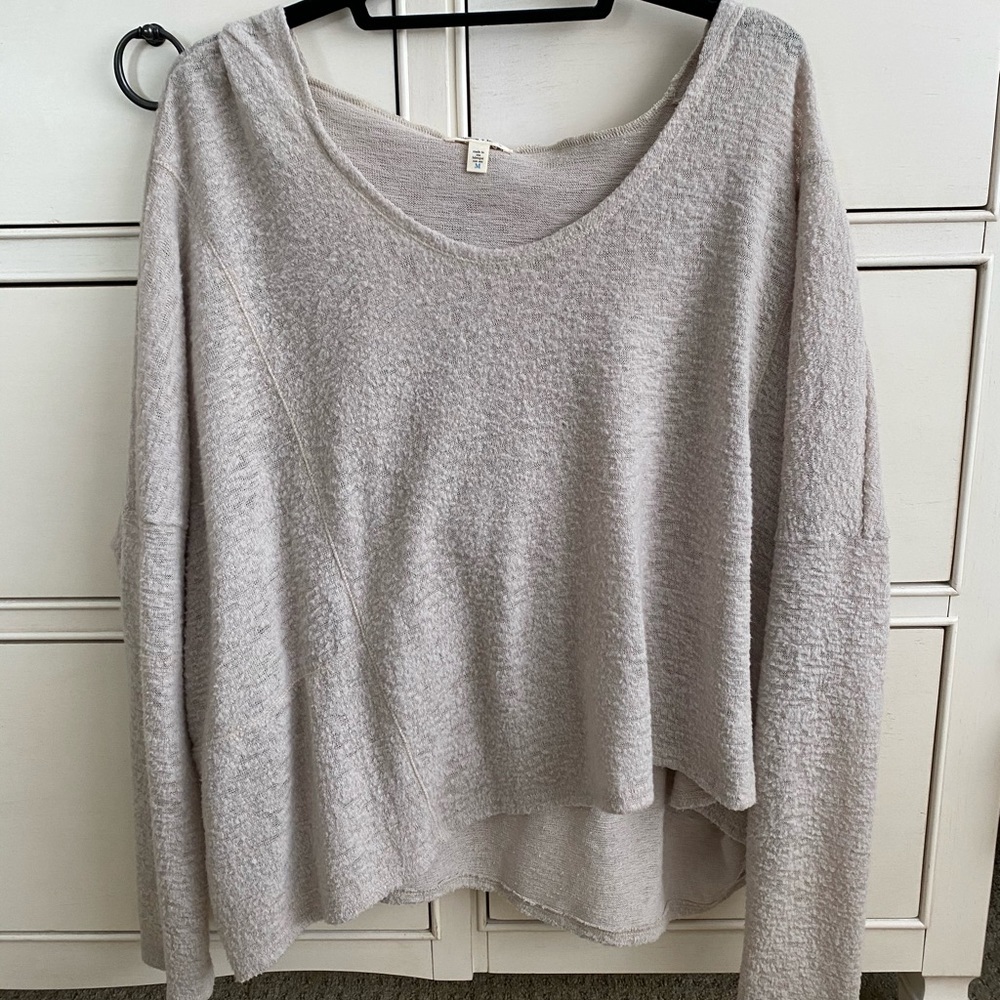 Ivory Hooded Sweater